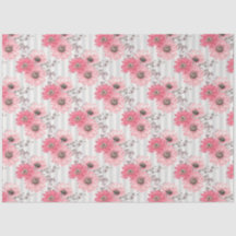 rosa Blumenmuster, Design 11