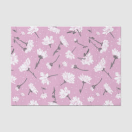 Rosa Blumenmuster-Design - Elegante Blume Art Seidenpapier