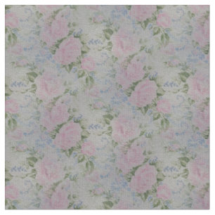 Rosa Blumenmuster Vintage Stoff