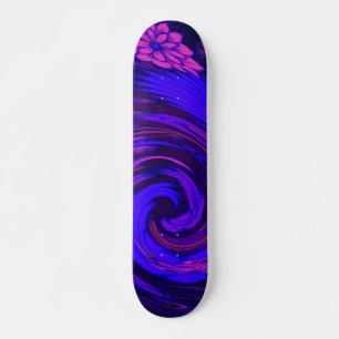 Rosa Blumenplatte Skate Board Skateboard