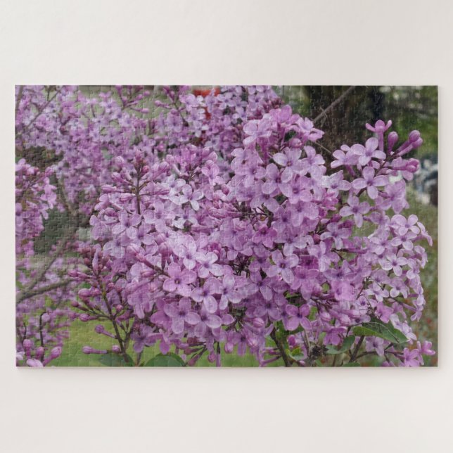 Rosa Blumenpuzzle (Horizontal)