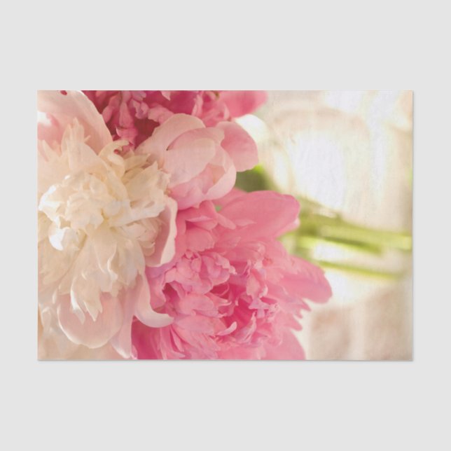 Rosa BlumenSeidenpapier der gewohnheits-10lb Seidenpapier (Vorderseite)