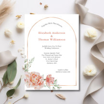 Rosa Blumenstrauß an der Grenze Elegante Hochzeit