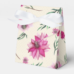 Rosa Blumenstrauß Geschenkschachtel