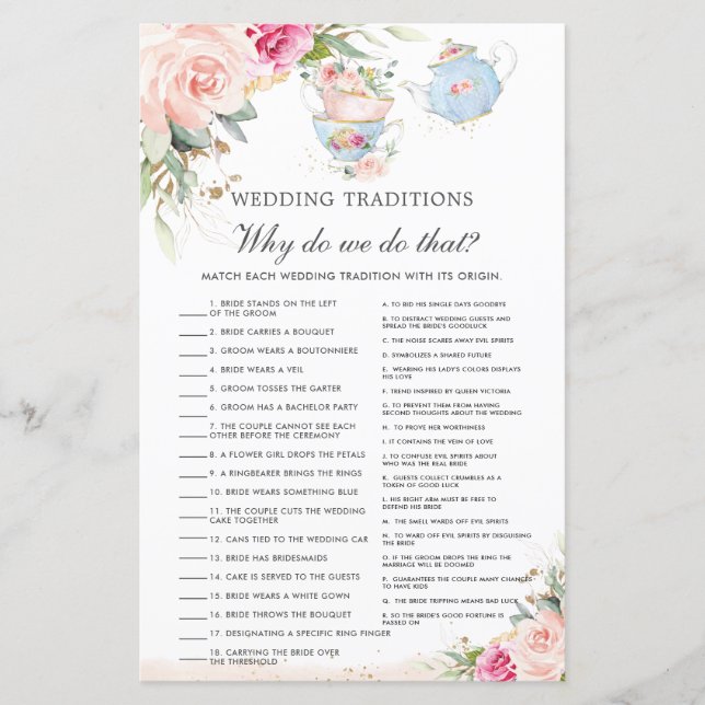 Rosa Blumenstrauß Tee Party Hochzeit Traditionen S (Vorderseite)