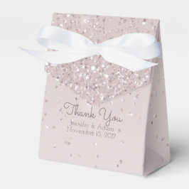 Rosa Blush Glitterie Gastgeschenk Hochzeit Geschen Geschenkschachtel