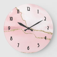 Rosa Blush Tor mit Gold Ribbon Elegant