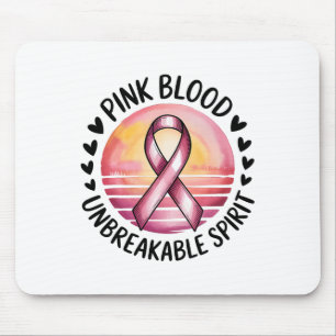 Rosa Blut Unzerbrechlicher Geist Rosa Bronchialbru Mousepad