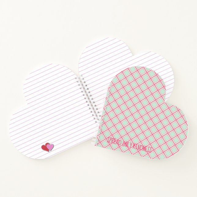 Rosa Blüte Notizbuch (Innenseite)