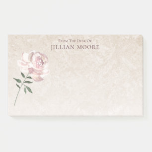 Rosa Blüte Post-it Klebezettel