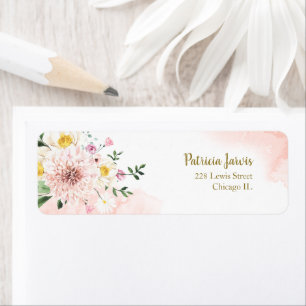 Rosa Blüte Wasserfarben Blumen