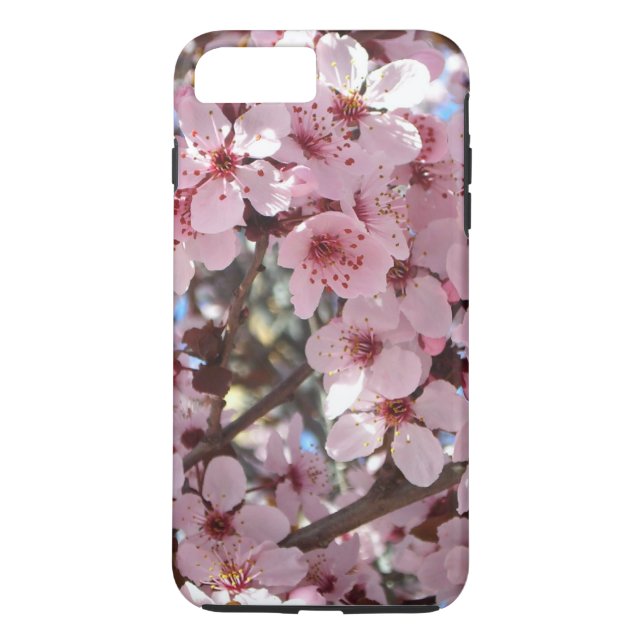 Rosa Blüten auf Zierblumen Case-Mate iPhone Hülle (Rückseite)