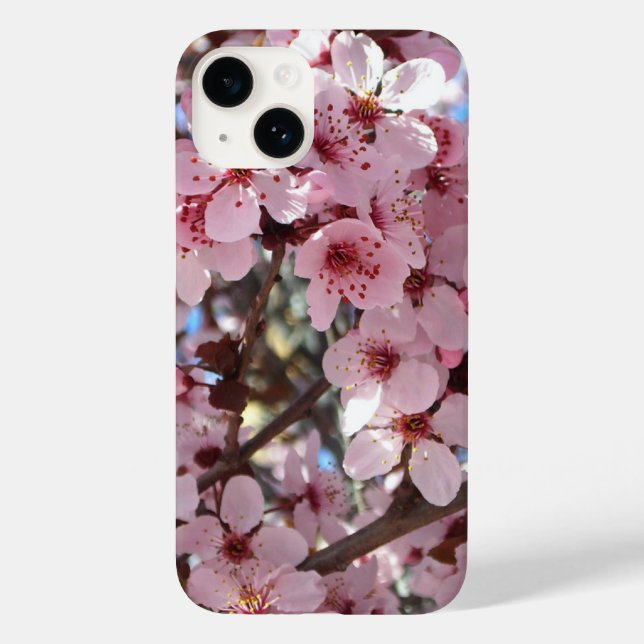 Rosa Blüten auf Zierblumen Case-Mate iPhone Hülle (Rückseite)