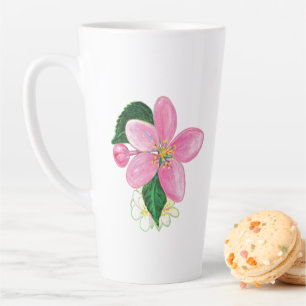 Rosa Blüten eines Nektarinen Milchtasse