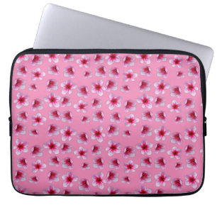 Rosa Blüten, Laptop-Sieb Laptopschutzhülle