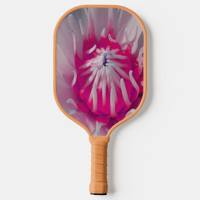 Rosa Blüten Paddleball-Paddle Pickleball Schläger (Rückseite)