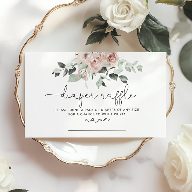 Rosa-Blütenblatt-Verlosung Begleitkarte (Von Creator hochgeladen)