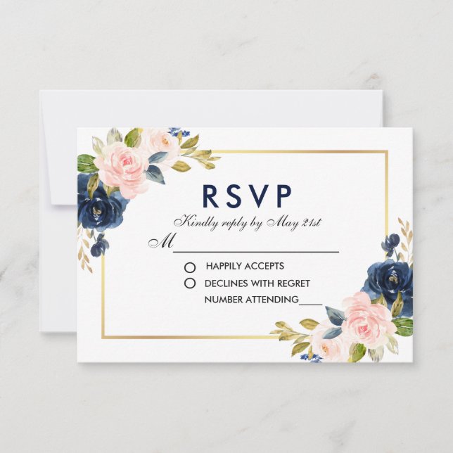 Rosa Blütenblauer Blumenzwiebeln RSVP (Vorderseite)