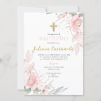 Rosa Blütenblütentaufe en espanol