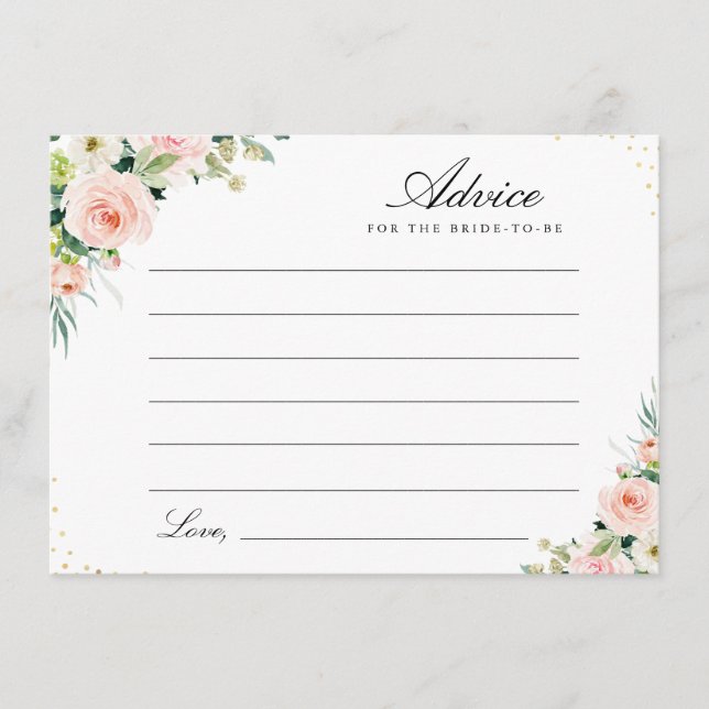 Rosa Blütenfarbe Hinweiskarte (Vorderseite)