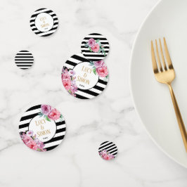 Rosa Blütenfeier Konfetti