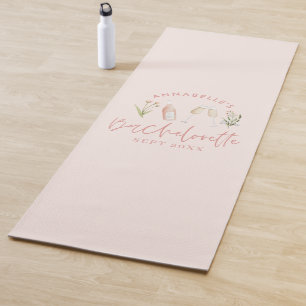 Rosa Blütenferien, modern, mädchenhaft Bachelore Yogamatte