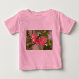 Rosa Blütenglühen Baby T-shirt