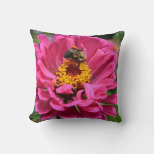 Rosa Blütenmaus-Blume Kissen
