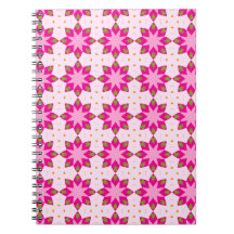 Rosa Blütenmosaik-Muster