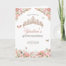 Rosa Blütenschmetterling Quinceanera