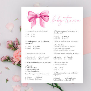 Rosa Bogen - Baby Trivia Baby Showspiel