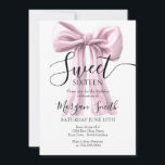 Rosa Bogen - Einladung zum Geburtstag, 16 . Geburt<br><div class="desc">Pink Bow Birthday Invitation,  Modern Pink Bow Invite,  Pink Bow Birthday Party Dekoration,  Mädchen Geburtstagsparty, </div>