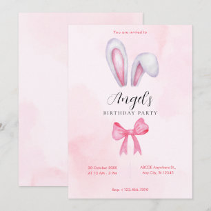 Rosa-Bogen-Hase Einladung