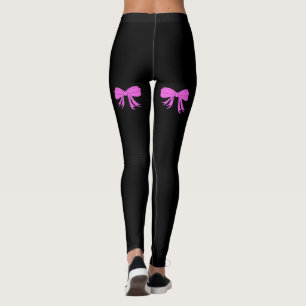 Rosa-Bögen Leggings
