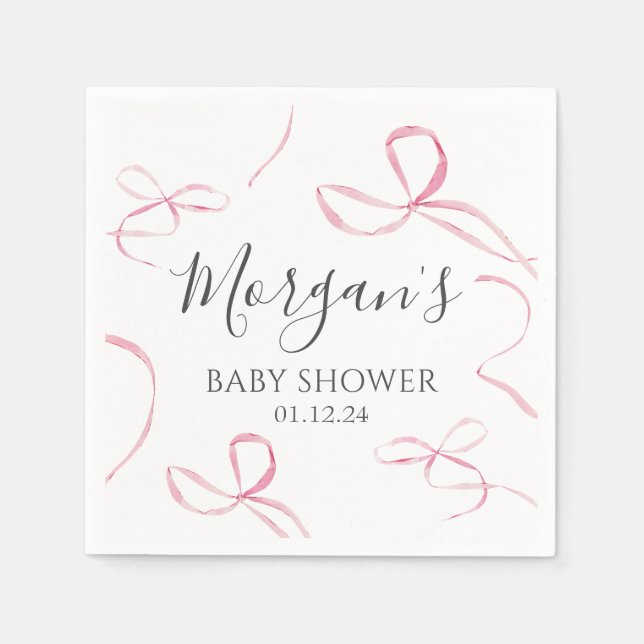 Rosa Bogen Papierservietten, Bugmotive Serviette (Vorderseite)