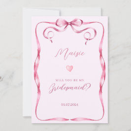 Rosa Bogen werden Sie meine Überbrückungskarte sei Einladung