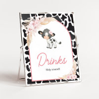 Rosa Boho Highland Kuh Drinks
