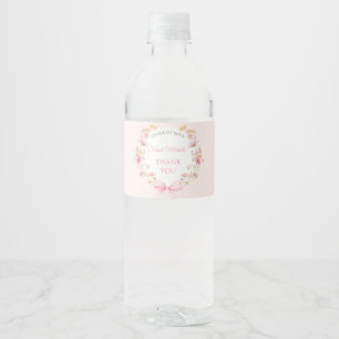 Rosa Boho Wildblumen Abschlussfeier Examen