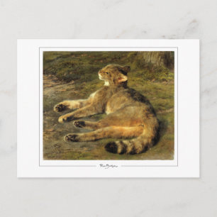 Rosa Bonheur #11 - Feine Kunst Postkarte