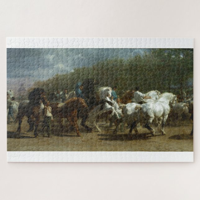 Rosa Bonheur, die Pferdemesse (Horizontal)