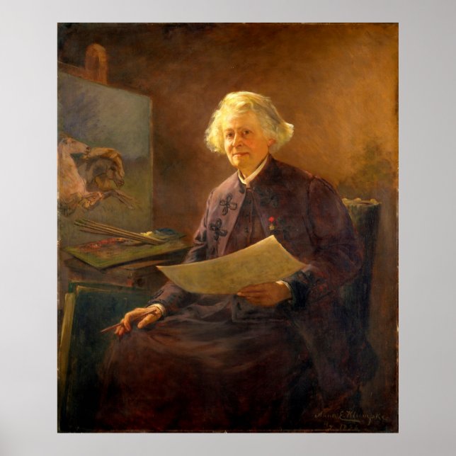 Rosa Bonheur von Anna Elizabeth Klumpke (1898) Poster (Vorne)