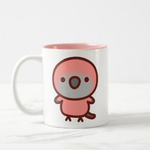 Rosa Bourke's Sittich Zweifarbige Tasse
