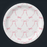 Rosa Bow Coquette Geburtstagspult Pappteller<br><div class="desc">Fügen Sie Ihren Geburtstagsfeiern eine Touch Eleganz hinzu mit diesen charmanten Coquette Pink Bow Papier Tellern! Ideal,  um Kuchen und Leckereien im Stil zu servieren. Mit diesen schönen Tellern können Sie Ihr Party noch schöner gestalten!</div>