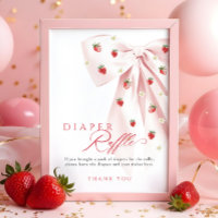 Rosa Bow Erdbeere Kinderdusche Windelwindeln Schil