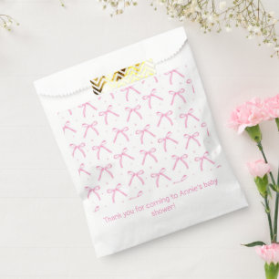 Rosa Bows Geburtstagsdusche Hochzeit Geschenktütchen