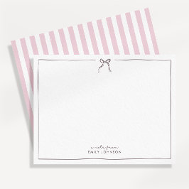 Rosa, braun und Streifen - ein Hinweis aus der fla Einladung