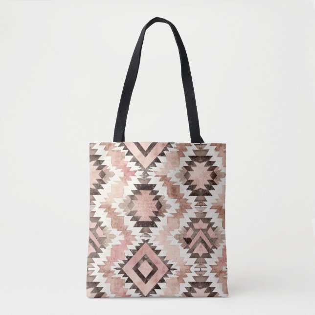 Rosa Brauner Azteke    Tasche (Vorderseite)