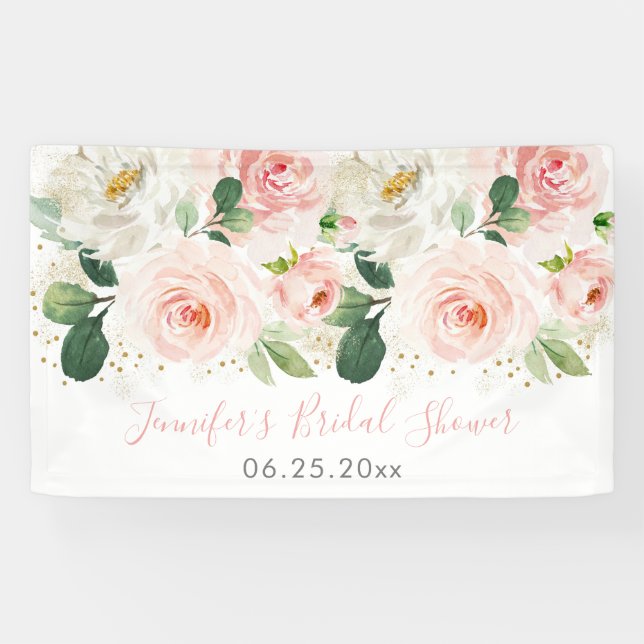Rosa Brautparty Banner (Horizontal)