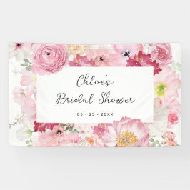 Rosa Brautparty Banner