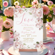 Rosa Brautparty Bridal Brunch Einladung